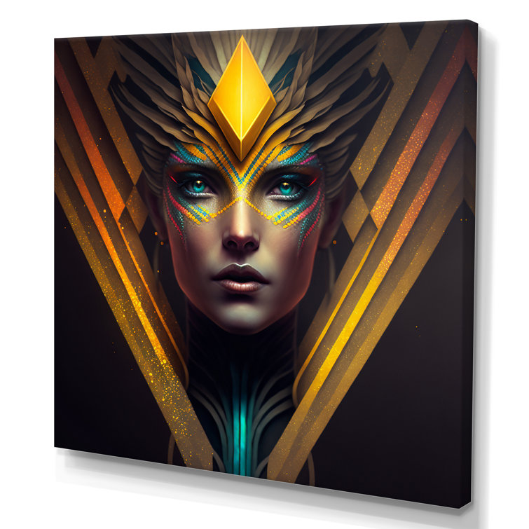 Dakota Fields Retrofuturistic Contemporary Hipsters III On Canvas Print